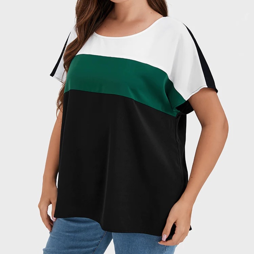 BloomChic Colorblock Blouse 4x